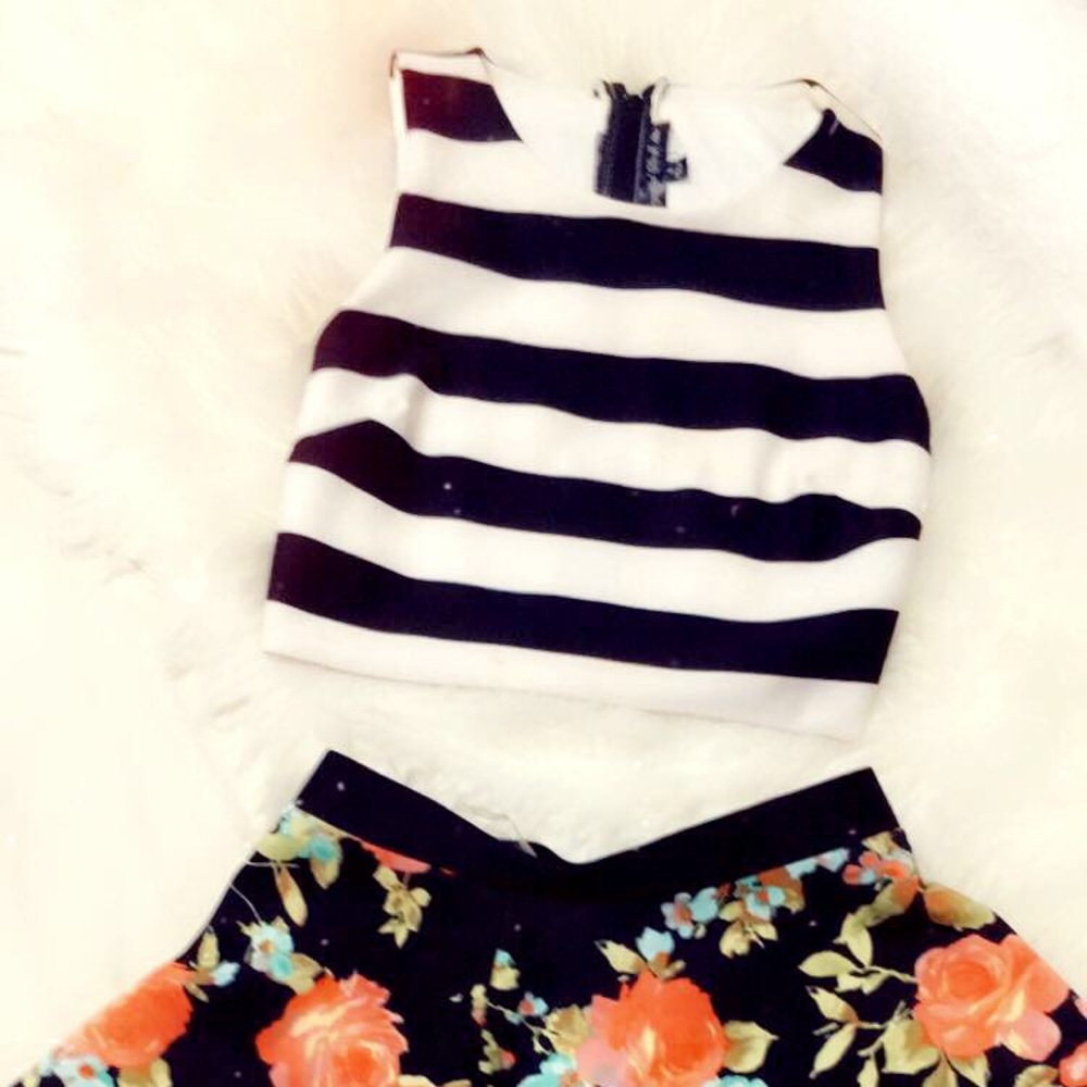Shirt and skirt